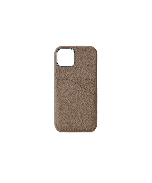 iPhone15)バックカバーケース シュリンクレザー（スマホケース