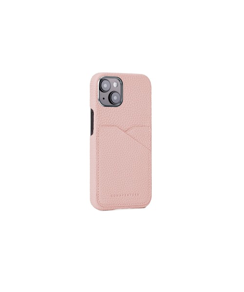 iPhone15)バックカバーケース シュリンクレザー（スマホケース