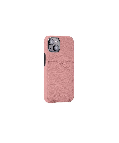 iPhone15)バックカバーケース シュリンクレザー（スマホケース/カバー
