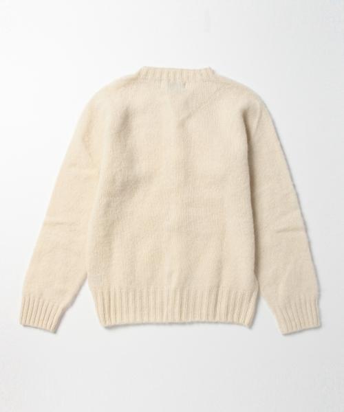 BEAMS BOY（ビームスボーイ）の「Nor’Easterly / シェトランド シャギー クルーカーディガン 15FW（カーディガン/ボレロ・レディース・ナチュラル/グレー/ブラック/レッド系その他/イエロー系その他/オリーブ・ONE SIZE）」の22枚目の写真