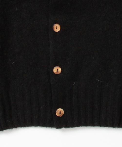 BEAMS BOY（ビームスボーイ）の「Nor’Easterly / シェトランド シャギー クルーカーディガン 15FW（カーディガン/ボレロ・レディース・ナチュラル/グレー/ブラック/レッド系その他/イエロー系その他/オリーブ・ONE SIZE）」の17枚目の写真