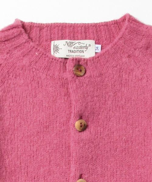 BEAMS BOY（ビームスボーイ）の「Nor’Easterly / シェトランド シャギー クルーカーディガン 15FW（カーディガン/ボレロ・レディース・ナチュラル/グレー/ブラック/レッド系その他/イエロー系その他/オリーブ・ONE SIZE）」の19枚目の写真