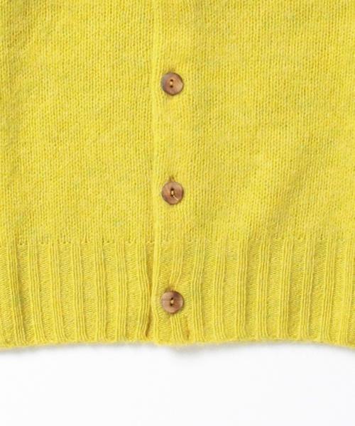 BEAMS BOY（ビームスボーイ）の「Nor’Easterly / シェトランド シャギー クルーカーディガン 15FW（カーディガン/ボレロ・レディース・ナチュラル/グレー/ブラック/レッド系その他/イエロー系その他/オリーブ・ONE SIZE）」の13枚目の写真