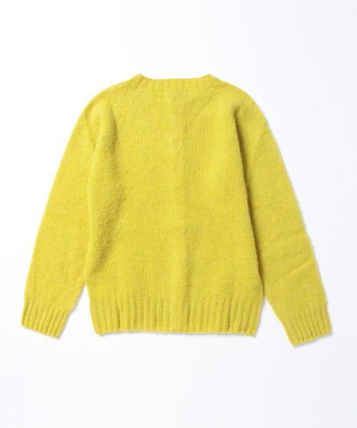 BEAMS BOY（ビームスボーイ）の「Nor’Easterly / シェトランド シャギー クルーカーディガン 15FW（カーディガン/ボレロ・レディース・ナチュラル/グレー/ブラック/レッド系その他/イエロー系その他/オリーブ・ONE SIZE）」の14枚目の写真