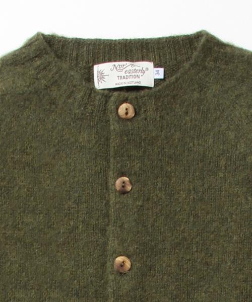 BEAMS BOY（ビームスボーイ）の「Nor’Easterly / シェトランド シャギー クルーカーディガン 15FW（カーディガン/ボレロ・レディース・ナチュラル/グレー/ブラック/レッド系その他/イエロー系その他/オリーブ・ONE SIZE）」の15枚目の写真