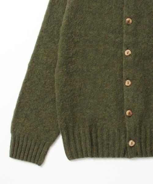 BEAMS BOY（ビームスボーイ）の「Nor’Easterly / シェトランド シャギー クルーカーディガン 15FW（カーディガン/ボレロ・レディース・ナチュラル/グレー/ブラック/レッド系その他/イエロー系その他/オリーブ・ONE SIZE）」の7枚目の写真