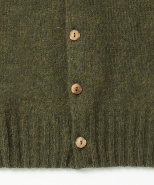 BEAMS BOY（ビームスボーイ）の「Nor’Easterly / シェトランド シャギー クルーカーディガン 15FW（カーディガン/ボレロ・レディース・ナチュラル/グレー/ブラック/レッド系その他/イエロー系その他/オリーブ・ONE SIZE）」の8枚目の写真
