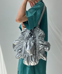 AS KNOW AS plus | メタリック シャーリング くしゅくしゅワンハンドルショルダーバッグ(ショルダーバッグ)