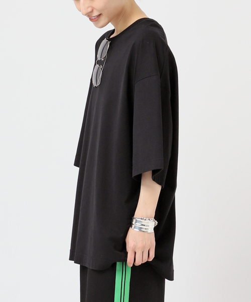 AP STUDIO（エーピーストゥディオ）の「ビッグTシャツ（Tシャツ/カットソー・レディース・ホワイト/ブラック/チャコールグレー・FREE）」の9枚目の写真