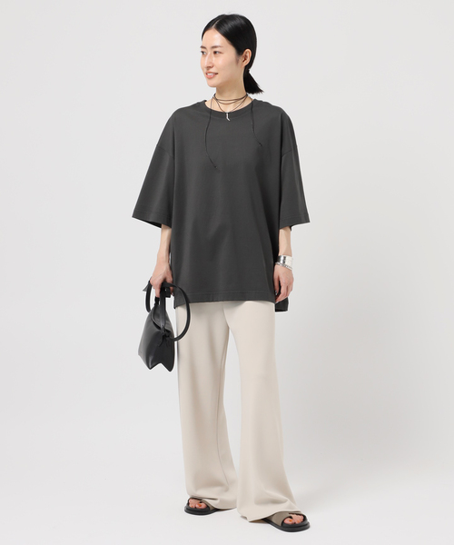 AP STUDIO（エーピーストゥディオ）の「ビッグTシャツ（Tシャツ/カットソー・レディース・ホワイト/ブラック/チャコールグレー・FREE）」の16枚目の写真