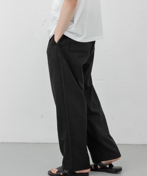 【セール】FORK&SPOON PEジャージーストレートパンツ（その他パンツ）｜FORK&SPOON（フォークアンドスプーン）