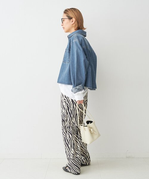 ≪追加≫ショートデニムシャツ（シャツ/ブラウス）｜Spick & Span