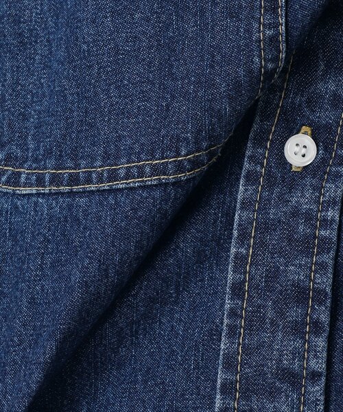 新品♡未使用♡タグ付き　スピックアンドスパン　ショートデニムシャツ Spick＆Span ブラウス シャツ 「追加」ショートデニムシャツ