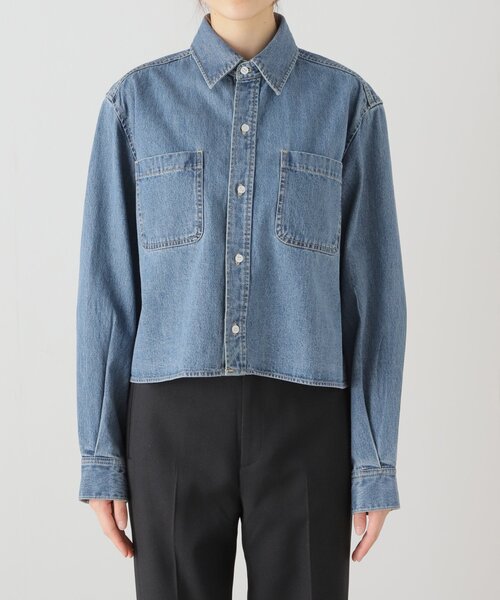 ≪追加≫ショートデニムシャツ（シャツ/ブラウス）｜Spick & Span