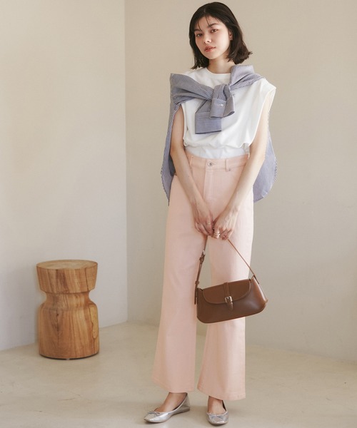 ROPE' PICNIC(ロペピクニック)の「【ウエスト革命デニム】ウエストシェイプフレアデニムパンツ(デニムパンツ・レディース・サックスブルー/ブルー/ピンク・40/38/36)」の15枚目の写真