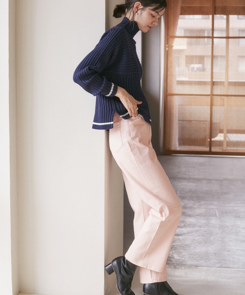 ROPE' PICNIC(ロペピクニック)の「【ウエスト革命デニム】ウエストシェイプフレアデニムパンツ(デニムパンツ・レディース・サックスブルー/ブルー/ピンク・40/38/36)」の9枚目の写真