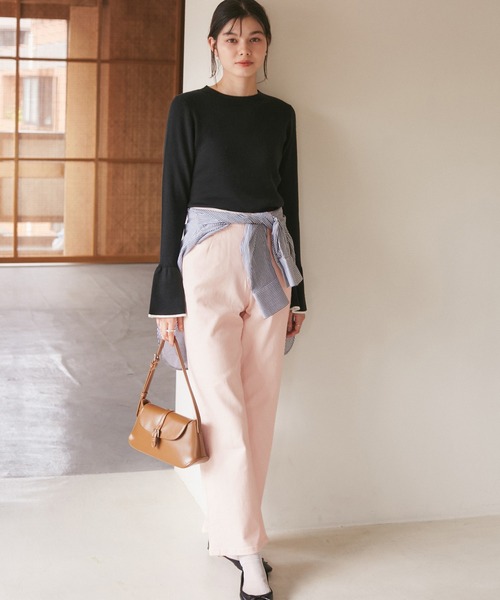 ROPE' PICNIC(ロペピクニック)の「【ウエスト革命デニム】ウエストシェイプフレアデニムパンツ(デニムパンツ・レディース・サックスブルー/ブルー/ピンク・40/38/36)」の10枚目の写真