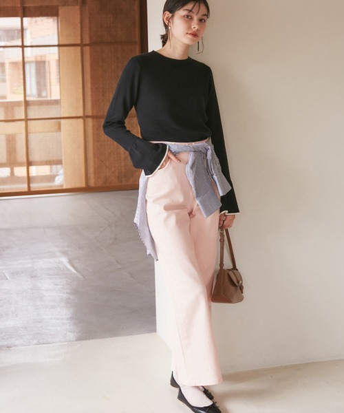 ROPE' PICNIC(ロペピクニック)の「【ウエスト革命デニム】ウエストシェイプフレアデニムパンツ(デニムパンツ・レディース・サックスブルー/ブルー/ピンク・40/38/36)」の11枚目の写真