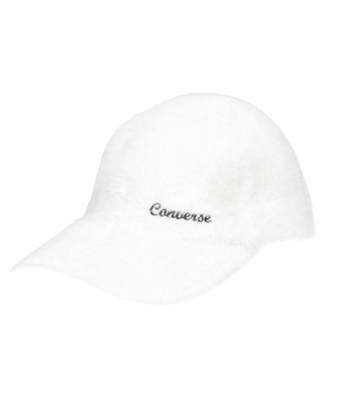 CONVERSE（コンバース）の「CONVERSE/コンバース　CNL SHAGGY CAP（キャップ・レディース・ホワイト/ピンク/ベージュ/ブラック/ライトブルー・ONE SIZE）」の2枚目の写真