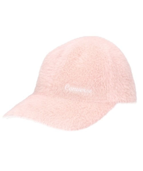 CONVERSE（コンバース）の「CONVERSE/コンバース　CNL SHAGGY CAP（キャップ・レディース・ホワイト/ピンク/ベージュ/ブラック/ライトブルー・ONE SIZE）」の5枚目の写真