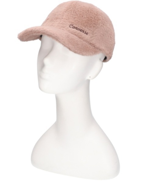 CONVERSE（コンバース）の「CONVERSE/コンバース　CNL SHAGGY CAP（キャップ・レディース・ホワイト/ピンク/ベージュ/ブラック/ライトブルー・ONE SIZE）」の10枚目の写真