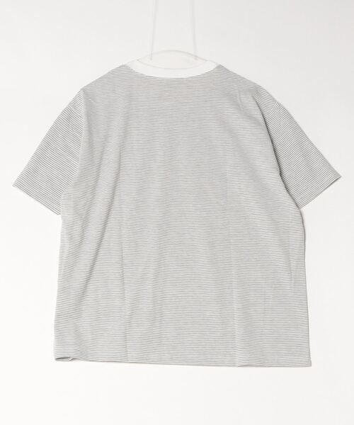 BROKEN BASE(ブロークンベース)の「BrokenBase border S/S tee(Tシャツ/カットソー・メンズ・ブラック/ホワイト/ネイビー/グリーン・MEDIUM/LARGE)」の5枚目の写真