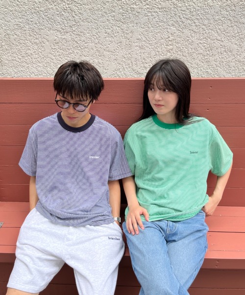 BROKEN BASE(ブロークンベース)の「BrokenBase border S/S tee(Tシャツ/カットソー・メンズ・ブラック/ホワイト/ネイビー/グリーン・MEDIUM/LARGE)」の17枚目の写真