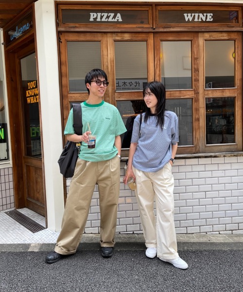 BROKEN BASE(ブロークンベース)の「BrokenBase border S/S tee(Tシャツ/カットソー・メンズ・ブラック/ホワイト/ネイビー/グリーン・MEDIUM/LARGE)」の16枚目の写真