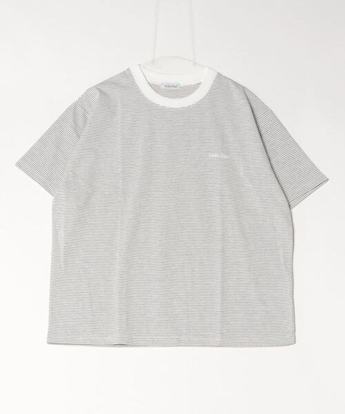 BROKEN BASE(ブロークンベース)の「BrokenBase border S/S tee(Tシャツ/カットソー・メンズ・ブラック/ホワイト/ネイビー/グリーン・MEDIUM/LARGE)」の13枚目の写真