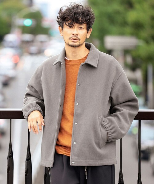 B:MING by BEAMS（ビーミングバイビームス）の「ハイブリッド コーチ ジャケット（ブルゾン・メンズ・ネイビー/ブラウン系その他5・SMALL/MEDIUM/LARGE/X-LARGE）」の5枚目の写真