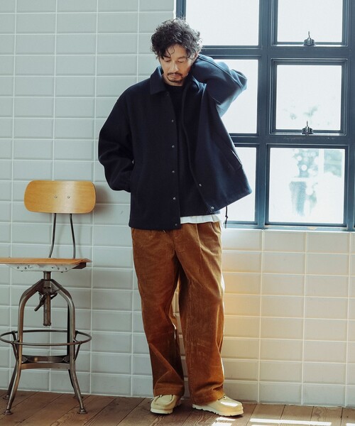 B:MING by BEAMS（ビーミングバイビームス）の「ハイブリッド コーチ ジャケット（ブルゾン・メンズ・ネイビー/ブラウン系その他5・SMALL/MEDIUM/LARGE/X-LARGE）」の7枚目の写真