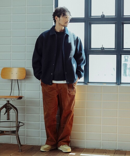 B:MING by BEAMS（ビーミングバイビームス）の「ハイブリッド コーチ ジャケット（ブルゾン・メンズ・ネイビー/ブラウン系その他5・SMALL/MEDIUM/LARGE/X-LARGE）」の8枚目の写真