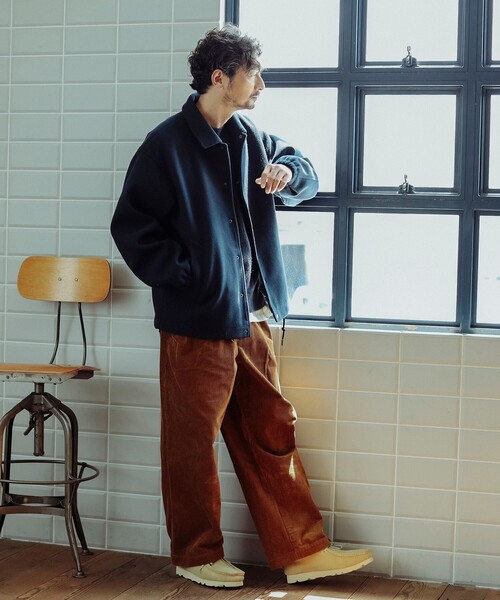 B:MING by BEAMS（ビーミングバイビームス）の「ハイブリッド コーチ ジャケット（ブルゾン・メンズ・ネイビー/ブラウン系その他5・SMALL/MEDIUM/LARGE/X-LARGE）」の9枚目の写真