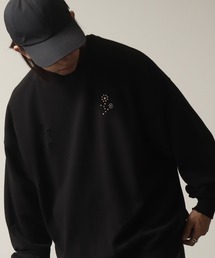Art re A select（アトリエセレクト）の「STUDS　DAMAGE C/N SWEAT（スウェット・メンズ）」