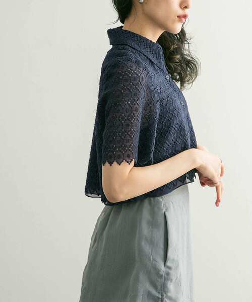 【セール】コンパクトレースシャツ（シャツ/ブラウス）｜KBF（ケイビーエフ）