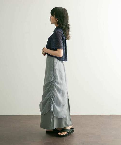 【セール】コンパクトレースシャツ（シャツ/ブラウス）｜KBF（ケイビーエフ）