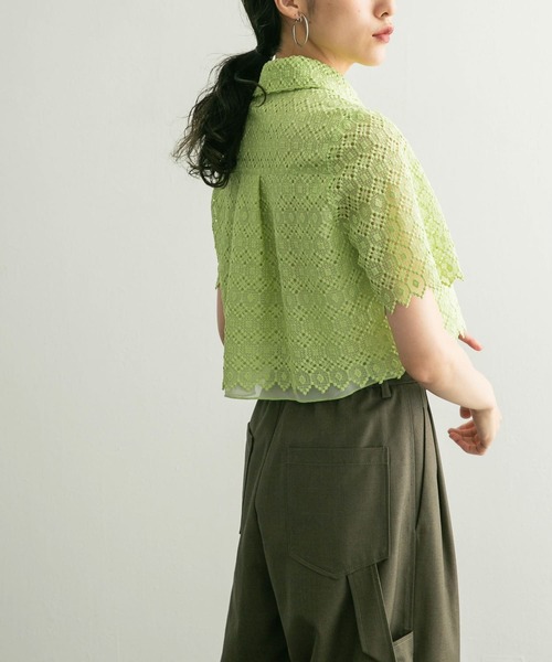 【セール】コンパクトレースシャツ（シャツ/ブラウス）｜KBF（ケイビーエフ）