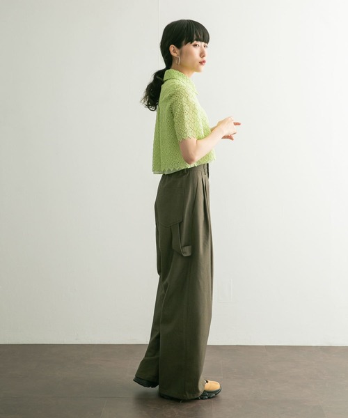 【セール】コンパクトレースシャツ（シャツ/ブラウス）｜KBF（ケイビーエフ）