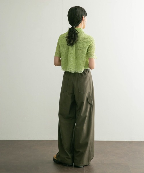 【セール】コンパクトレースシャツ（シャツ/ブラウス）｜KBF（ケイビーエフ）