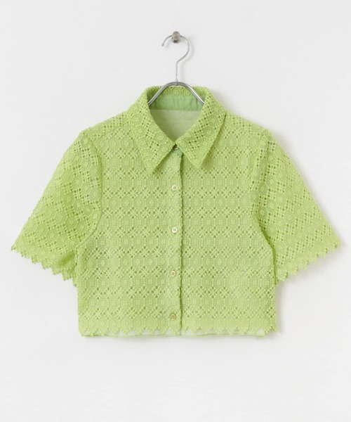 【セール】コンパクトレースシャツ（シャツ/ブラウス）｜KBF（ケイビーエフ）