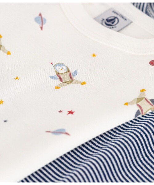 PETIT BATEAU（プチバトー）の「半袖Ｔシャツ２枚組（インナーウェア/肌着・キッズ・その他1・6YEAR/8YEAR/10YEAR/12YEAR）」の3枚目の写真