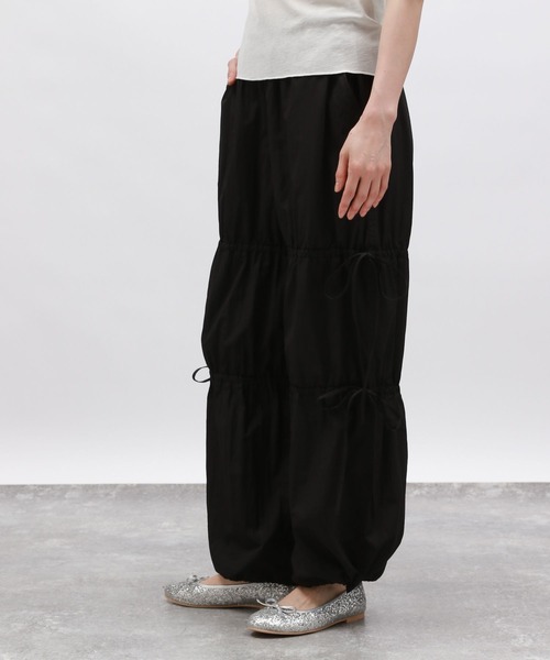 LAKOLE（ラコレ）の「ドロストリボンパンツ / 145415（その他パンツ・レディース・ブラック/アイボリー/グレー・MEDIUM/SMALL）」の14枚目の写真