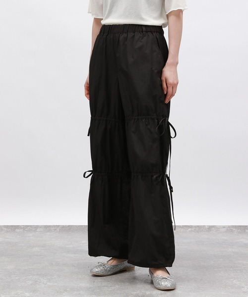 LAKOLE（ラコレ）の「ドロストリボンパンツ / 145415（その他パンツ・レディース・ブラック/アイボリー/グレー・MEDIUM/SMALL）」の16枚目の写真