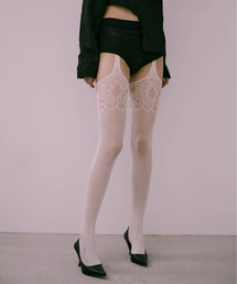 Carmelo（カーメロ）の「Le collant N°1 / Lace Garter Style Sheer Tights（タイツ/ストッキング）」