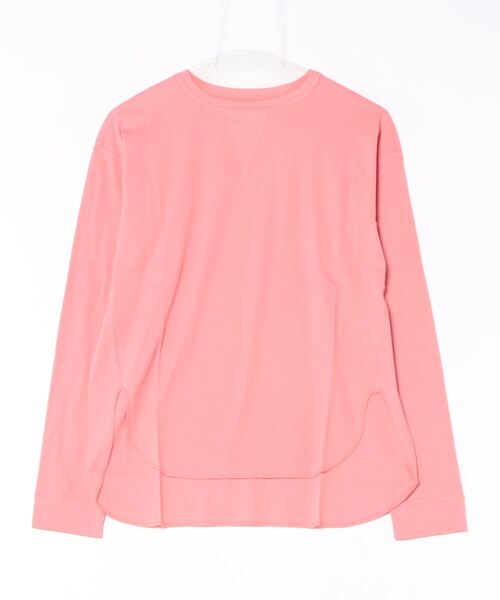 audrey and john wad（オードリーアンドジョンワッド）の「クルーネック長袖カットソー-手洗い可-（Tシャツ/カットソー・レディース・ブラック/ブルー/ホワイト/ライトグレー/ピンク・FREE）」の10枚目の写真