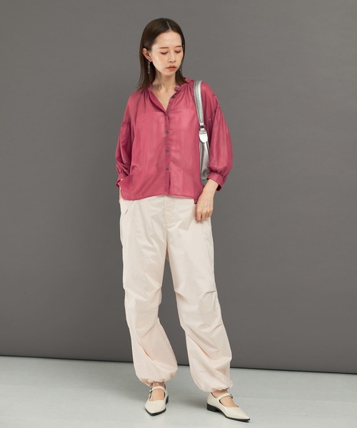 URBAN RESEARCH ROSSO / アーバンリサーチ ロッソ チンツシアーギャザーブラウス チンツシアーギャザーブラウス[RA46-23K601]｜URBAN RESEARCH