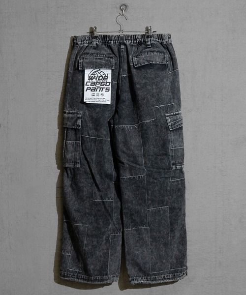BLACKCOMMEdesGARCONS 　パッチワーク風デザインパンツ BLACKCOMMEdesGARCONS パッチワーク風デザインパンツ