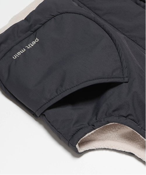 petit main（プティマイン）の「中綿ベスト（ベスト・キッズ・ライトグレー/チャコール・S/M/L）」の9枚目の写真