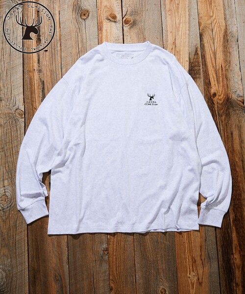 Jonas Claesson(ジョナスクレアッソン)の「JONAS CLAESSON/ジョナス クレアッソン Whale Shark L/S TEE/ホエールシャーク ロングスリーブ Tシャツ/バックプリント/リラックスフィット(Tシャツ/カットソー・メンズ・ブラック/サックスブルー/ホワイト/ライトグレー・SMALL/MEDIUM/LARGE)」の5枚目の写真