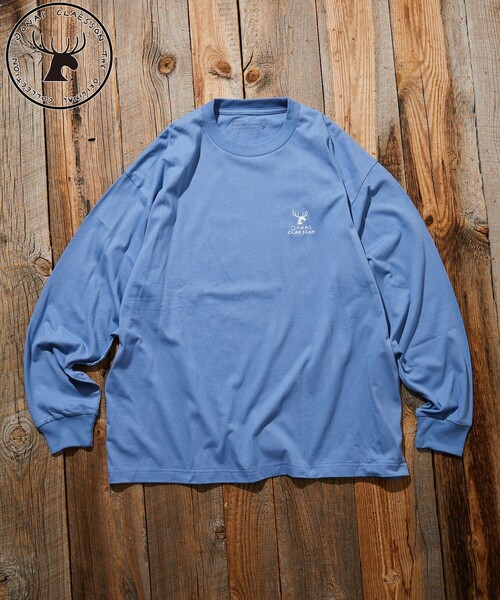 Jonas Claesson(ジョナスクレアッソン)の「JONAS CLAESSON/ジョナス クレアッソン Whale Shark L/S TEE/ホエールシャーク ロングスリーブ Tシャツ/バックプリント/リラックスフィット(Tシャツ/カットソー・メンズ・ブラック/サックスブルー/ホワイト/ライトグレー・SMALL/MEDIUM/LARGE)」の12枚目の写真